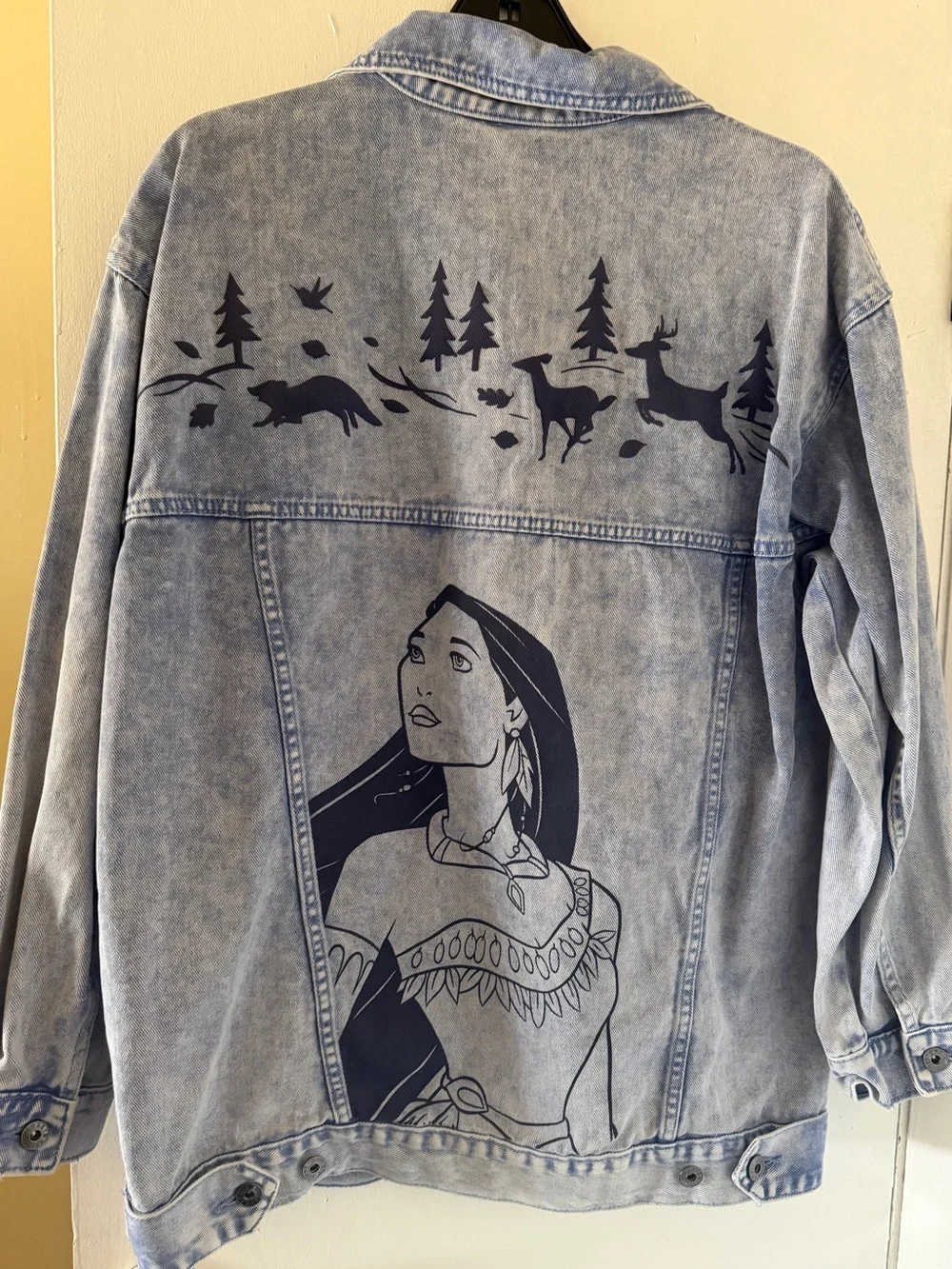 Disney Women’s Pocahontas Denim Jacket by Spirit Jersey